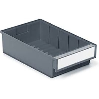 TRESTON magazijnlade 3020, B 186 x D 300 x H 82 mm, 3 l, grijs