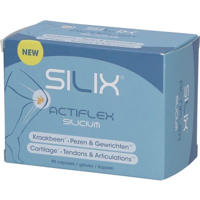 Silix Actiflex Silicium | Kraakbeen, pezen en gewrichten Silicium, vitamine C mangaan 90 Capsules