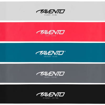 Avento Fitness Weerstandsbanden Set Latex - 5 Niveaus