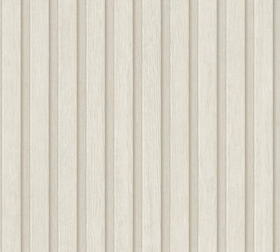 LATTENWAND BEHANG | industrieel - Creme Beige - A.S. Création Elements 2