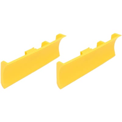 2 stuks sneeuwploegschoenaccessoires, schoenornamenten, klassieke schoenornamenten voor binnen en buiten. geel