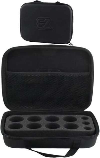 Gyro Opbergtas - Draaitol Houder - Veilig Transport - Hoge Capaciteit - 22 x 22 centimeter - Zwart