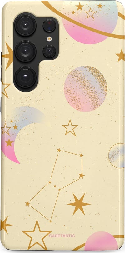 Casetastic Hoesje Geschikt voor Samsung S25 Ultra - Stijlvolle Beschermende Duo-layer Case - Zomerse nacht