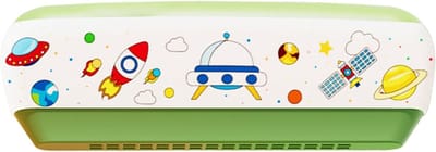 Mondharmonica Speelgoed - Muziek Instrument - Vroeg Leren - Haai Vorm Ontwerp - 17cm Lengte - Ruimte Planeet