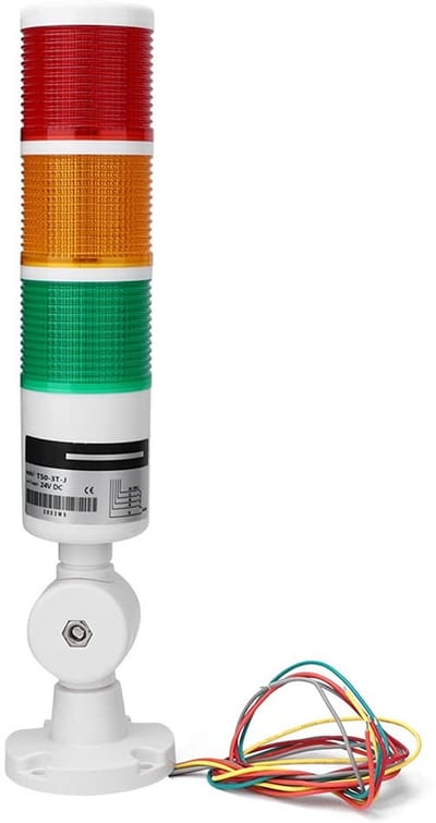 Dailygoody - Signaal Licht Kolom - LED Alarm Flitslicht - Ronde Toren Licht - Rood Groen Geel - Waarschuwingslampje - Geschikt voor AC 24 V
