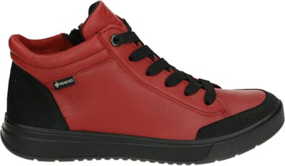 Ara - 1250030 - Hoge sneakersVeterbootsDames veterschoenenDames sneakersHalf-hoge schoenen - Kleur: Rood - Maat: 40