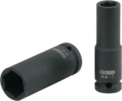 KS Tools - Zeskantige Krachtmoer Lang - 17 mm - 1/2 Inch Aandrijving
