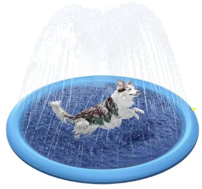 Watermat voor honden en kinderen - Waterspeelmat met sprinkler - Antislip en eenvoudig op te bergen