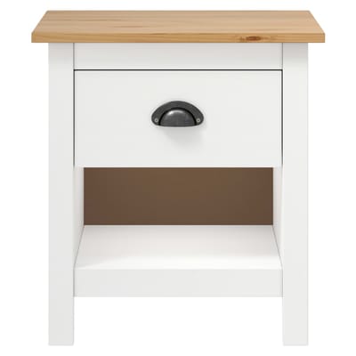 vidaXL - Nachtkastjes - 2 - st - Hill - Range - 46x35x49,5 - cm - massief - grenenhout