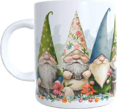 Koffie beker gnomes - kabouters - verjaardag geschenk - thee mok - lief - pastel