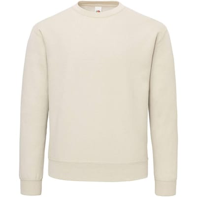 Fruit of the Loom Superkatoenen uniseks sweater voor volwassenen (Woestijnzand)