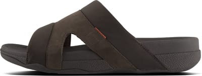 FitFlop Freeway™ III Textile Men Heren Slippers - Chocolate