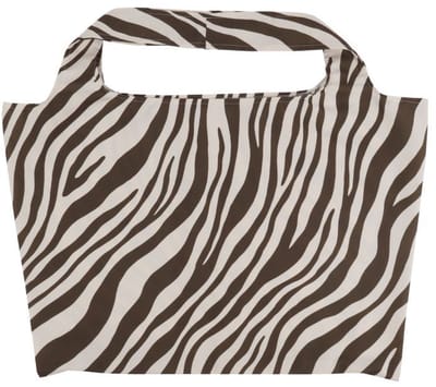 Strandtas met ZebraPrint - Katoen - Shopper - Schoudertas met Dierenprint - 50/63 x 40 x 11 cm
