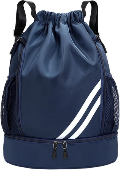 Solidchoice - Sporttas met Trekkoord en Compartment
