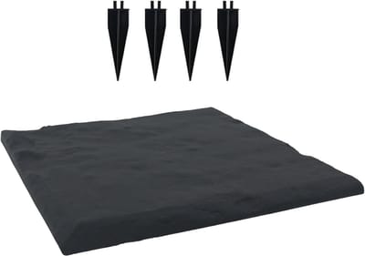 Decoratieve Stapstenen - Buiten Padstenen - Tuinieren Pad Aanleggen - Inclusief Grondpennen - 39cm Vierkant