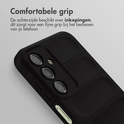 imoshion Hoesje - Geschikt voor Samsung Galaxy A25 (5G) - EasyGrip Backcover - Zwart