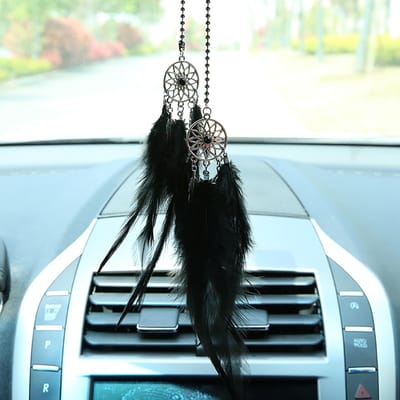 Mini attrape-rêves décoratifs suspendus, décoration de voiture de rêve, carillons muraux pour la maison, décoration éolienne, lampes solaires, carillons de Saint-Valentin One Size