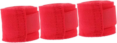 Bokshandschoenen Bandages - Polsbeschermers Handwikkels - Sport Training - Ademend Katoen - 250 cm Lengte - Rood