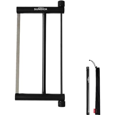 Aluminiumlegering Rechthoekige Handzaag Outdoor Opvouwbare Handzaag Snoeien Boom Handzaag zwart