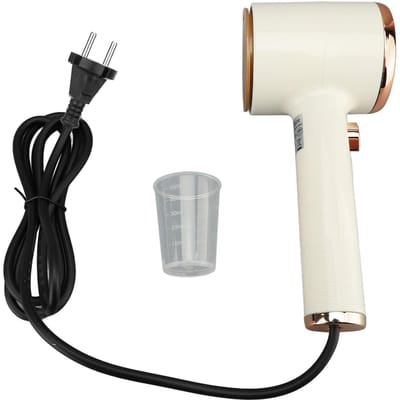 Handstoomstrijkijzer Draagbaar 50ml Watertank Snel Voorverwarmen Mini Strijkapparaat voor Thuis Reizen white