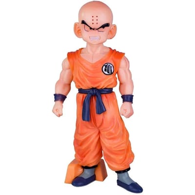 17cm Anime Figuur Krillin Dragon Ball Tenka Budokai Boze Krillin Krijgersbewustzijn Actiefiguur PVC Model Speelgoed Poppetje No box beige