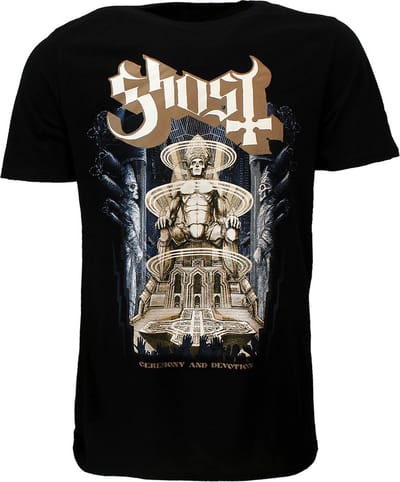 Ghost Ceremony & Devotion T-Shirt - Officiële Merchandise - L