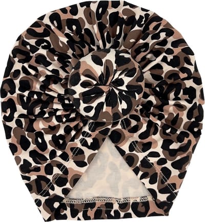 May Mays - Lilly Babymutsje - Turban Leopard - 0-2 jaar