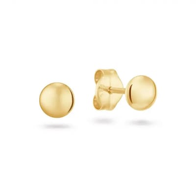 Jackie Holland 4mm Oorbellen JKE25.584 14 Karaat Goud