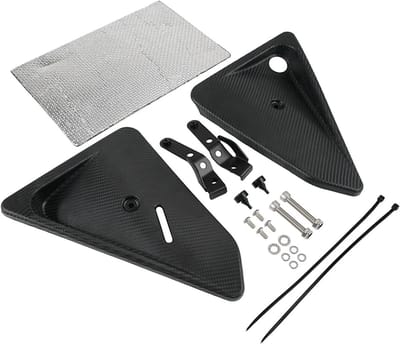 Motorfiets Kuipset - Zijpaneel Bescherming - Verbeter Rijcomfort - Hittebestendig ABS Materiaal - 1090 1190 1290 - Zwart