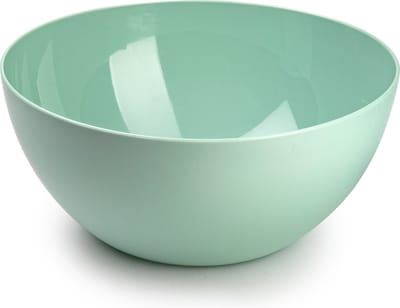 Plasticforte Serveerschaal/saladeschaal - D23 x H10 cm - kunststof - mintgroen - 3000 ml