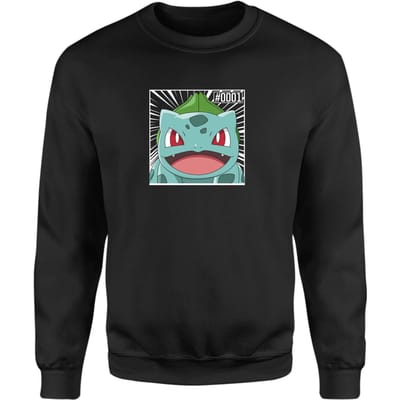 Pokémon Pokédex Bulbasaur #0001 Sweatshirt - Black - S