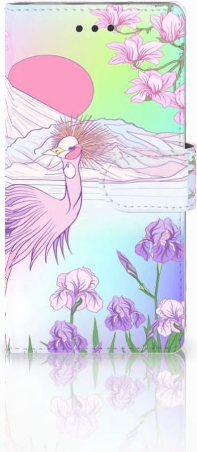 Huawei Ascend P8 Lite Telefoonhoesje met Pasjes Bird