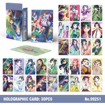 30 stuks The Apothecary Diaries Anime Lomo Kaarten Met Postkaarten Doos Kaartspellen Voor Fans Feestdecoraties Kinder Cadeau Speelgoed gray