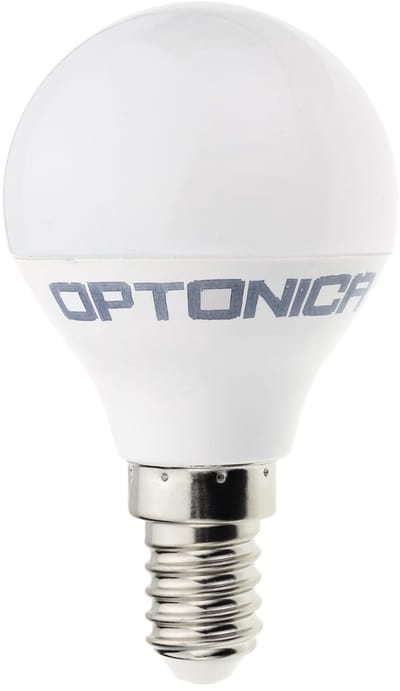 Optonica LED Kogellamp G45 E14 - 3.5W (vervangt 25W) - 300lm - 6000K Koel Wit - 230V - Energiezuinig