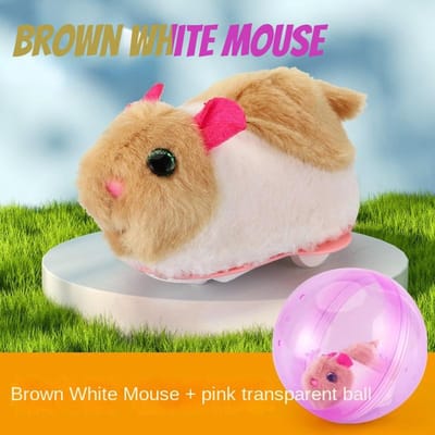 Populaire Elektrische Konijn Hamster Rollende Bal Spelen Kat Elektronisch Pluche Hond Kat Machine Huisdier Speelgoed
