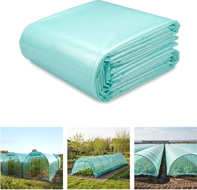 Garronda Kweektunnelfolie 6x10 m – 3-laags UV-gestabiliseerd, scheurbestendig, voor kas en tuin GD-0198 Groen