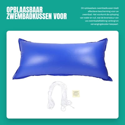 Dailygoods- Zwembadkussen Verdikt PVC - Opblaasbaar Kussen - Bescherming tegen Winterschade - Ruimte voor Waterafvoer - Eenvoudige Inflatie - Duurzaam Ontwerp - Poolkussen
