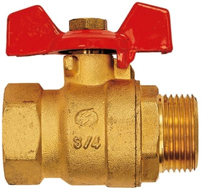Flamco Kogelkraan 1 inch IG x 1" AG, M61970.3