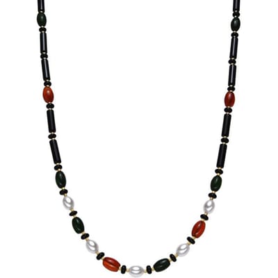Luxeketting met Onyx 18k goud afwerking - Coepil