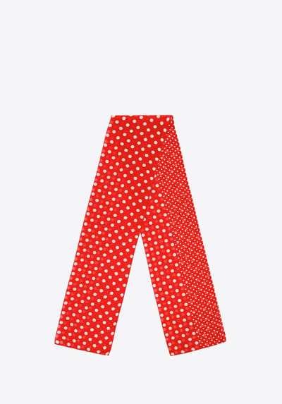 Wittchen - Sjaal - Polka Dots - Rood en Wit - Polyester