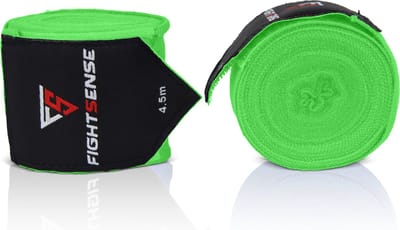 FightSense Apex V1 Bandages 450 cm – Militairy Green – Handwraps voor Boksen, Kickboksen & MMA