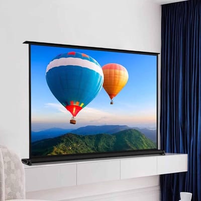 Mobiel Bioscoopscherm - Draagbaar Projectiescherm - Filmavonden Thuis - Zacht Diffuus Beeld - 30 Inch - Wit