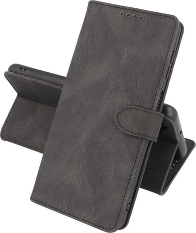 Hoesje Geschikt voor Samsung Galaxy A22 4G - Hoesje Book Case Telefoonhoesje - Zwart