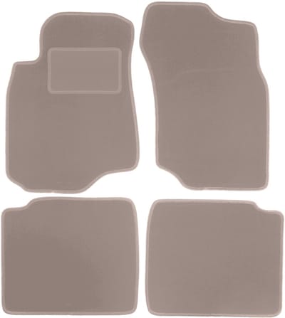 Beige veloursmatten voor: Mitsubishi Lancer VII stationwagen, sedan (2003-2008)
