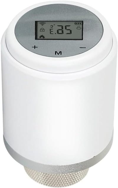 Thermostatische Radiatorklep - Slimme Radiator Knop - Energie Besparen - Zigbee & Tuya Compatibel - 167 Gram - Wit