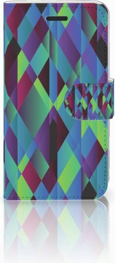 Samsung Galaxy Xcover 3 | Xcover 3 VE Book Case Abstract Green Blue