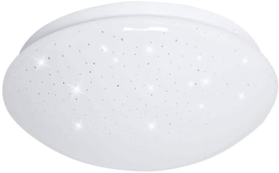 LED plafondlamp Plafondlamp Woonkamerlamp Eetkamerlamp Slaapkamerlamp Sterrenhemel effect, metaal kunststof wit, 8W 560Lm 4000K neutraal wit, D 21,5 cm