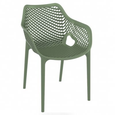 Siesta Exclusive | Air XL | design tuinstoel | Olijfgroen | 4 stuks