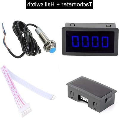 Digitale Toerenteller - Snelheidsmeter Sensor - Motor Toeren Meten - Inclusief Hall Sensor - 10-9999 RPM - Blauw