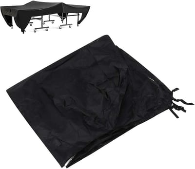 Tafeltennishoes - Tafeltennis beschermhoes - Buiten beschermen - Water- en UV-bestendig - 280x153x73cm - Zwart